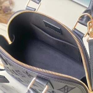 Túi Louis Vuitton LV Alma BB Like Auth Họa Tiết LV Màu Đen 23.5x17.5x11 (2)
