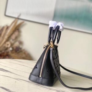 Túi Louis Vuitton LV Alma BB Like Auth Họa Tiết LV Màu Đen 23.5x17.5x11 (2)