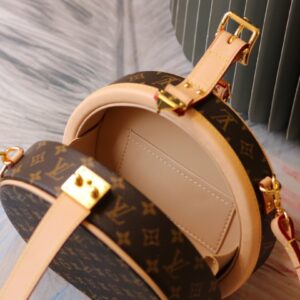 Túi Louis Vuitton LV Petite Boite Chapeau Hoạ Tiết Monogram Like Auth 17.5x16.5x7 (2)