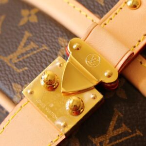 Túi Louis Vuitton LV Petite Boite Chapeau Hoạ Tiết Monogram Like Auth 17.5x16.5x7 (2)