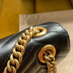 Túi Xách Gucci Marmont Like Auth Cao Cấp Nữ Màu Đen 22cm (2)