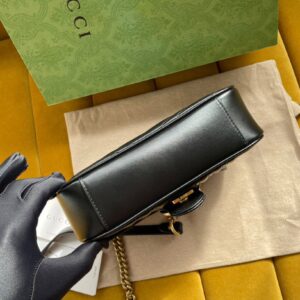 Túi Xách Gucci Marmont Like Auth Cao Cấp Nữ Màu Đen 22cm (2)