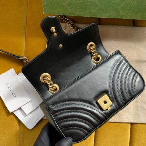 Túi Xách Gucci Marmont Like Auth Cao Cấp Nữ Màu Đen 22cm (2)