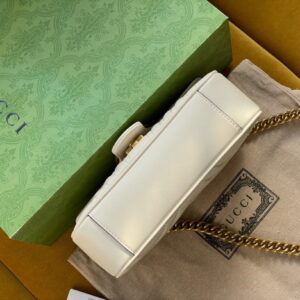 Túi Xách Gucci Marmont Rep 11 Cao Cấp Nữ Màu Trắng 22cm (2)