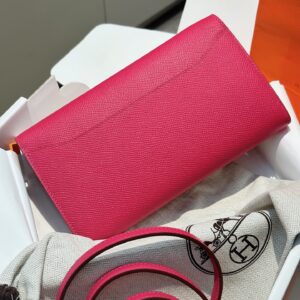Túi Xách Hermes Constance Wallet Replica 11 Cao Cấp Màu Hồng 20 (2)