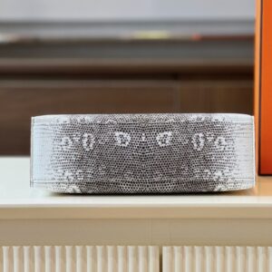 Túi Xách Hermes Lizard Da Thằn Lằn Khâu Tay Rep 11 Cao Cấp 22x7x3cm (1)