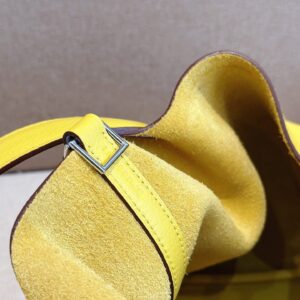 Túi Xách Hermes Picotin Lock Like Auth Cao Cấp Màu Vàng 22cm (2)