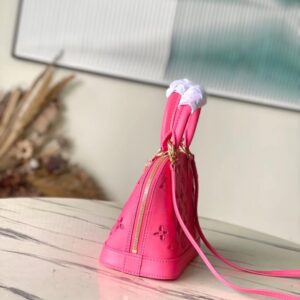 Túi Xách Louis Vuitton LV Alma BB Replica 11 Màu Hồng 23.5x17.5x11 (2)