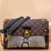 Túi Xách Louis Vuitton LV Vavin Hoạ Tiết Damier Ebene Like Auth 25x17x9 (2)