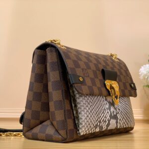 Túi Xách Louis Vuitton LV Vavin Hoạ Tiết Damier Ebene Like Auth 25x17x9 (2)