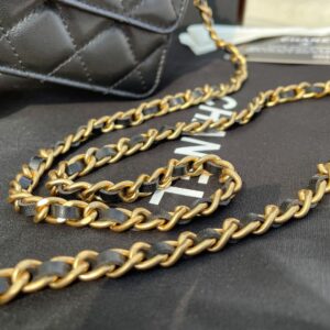 Túi Xách Nữ Chanel Mini Màu Đen Replica 11 Cao Cấp 12.5x9.5x3 (2)