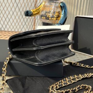 Túi Xách Nữ Chanel Mini Màu Đen Replica 11 Cao Cấp 12.5x9.5x3 (2)