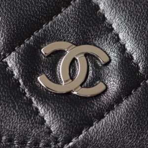 Túi Xách Nữ Chanel Woc Khóa Bạc Màu Đen Rep 11 Cao Cấp 19cm (2)