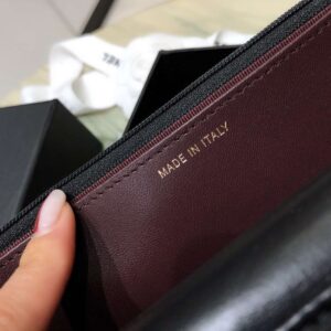 Túi Xách Nữ Chanel Woc Khóa Vàng Màu Đen Siêu Cấp 19cm (2)