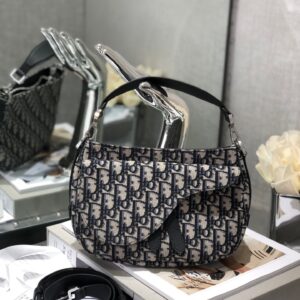 Túi Xách Nữ Dior Obilique Rep 11 Cao Cấp Họa Tiết Truyền Thồng 24x17cm (2)