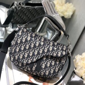 Túi Xách Nữ Dior Obilique Rep 11 Cao Cấp Họa Tiết Truyền Thồng 24x17cm (2)