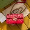Túi Xách Nữ Gucci Marmont Replica 11 Cao Cấp Màu Đỏ 22cm (2)
