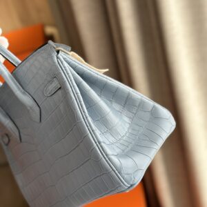 Túi Xách Nữ Hermes Birkin Da Cá Sấu Khâu Tay Replica 11 Cao Cấp 25cm (2)