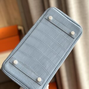 Túi Xách Nữ Hermes Birkin Da Cá Sấu Khâu Tay Replica 11 Cao Cấp 25cm (2)