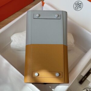 Túi Xách Nữ Hermes Birkin Da Epsom Mix 2 Màu Rep 11 Cao Cấp 25cm (2)