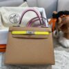 Túi Xách Nữ Hermes Kelly Da Epsom Like Auth Màu Nâu 25cm (2)