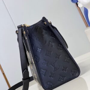 Túi Xách Nữ Like Auth Louis Vuitton LV On The Go Màu Đen 25cm (2)