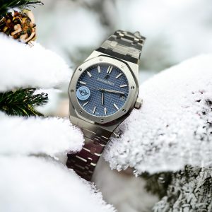 Đồng Hồ Audemars Piguet Royal Oak 15500ST Mặt Xanh Blue Nhà Máy APS (2)