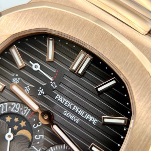 Đồng Hồ Patek Philippe Nautilus 5712 Rose Gold Replica Nhà Máy PPF V2 40mm (1)