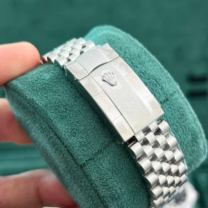 Đồng Hồ Rolex DateJust Mặt Xà Cừ Tự Nhiên Cọc Số Moissanite Clean Factory 41mm (6)