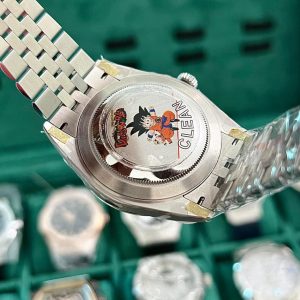Đồng Hồ Rolex DateJust Mặt Xà Cừ Tự Nhiên Cọc Số Moissanite Clean Factory 41mm (6)