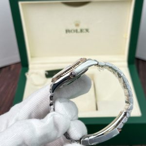 Đồng Hồ Rolex Datejust Super Fake Cao Cấp Mặt Chocolate EW Factory 36mm (7)