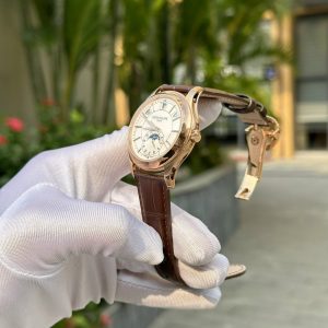 Patek Philippe Complications 5205R Rose Gold Rep 11 Thụy Sỹ Mặt Trắng 40mm (2)