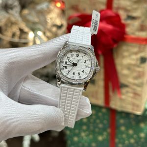 Patek Philippe Aquanaut 5067A Rep 1:1 Đính Kim Cương Moissanite 35.6mm