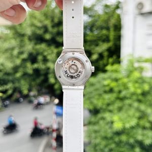Đồng Hồ Hublot Classic Fusion Đính Đá Màu Trắng Nhà Máy HB 38mm (1)
