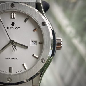 Đồng Hồ Hublot Classic Fusion Replica 11 Mặt Trắng Nhà Máy JJF 42mm (1)