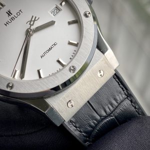 Đồng Hồ Hublot Classic Fusion Replica 11 Mặt Trắng Nhà Máy JJF 42mm (1)