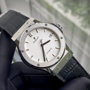 Đồng Hồ Hublot Classic Fusion Replica 11 Mặt Trắng Nhà Máy JJF 42mm (1)