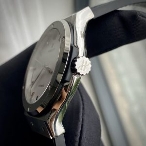 Đồng Hồ Hublot Classic Fusion Replica 11 Mặt Trắng Nhà Máy JJF 42mm (1)