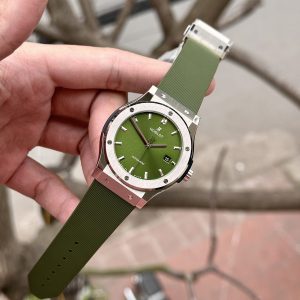 Đồng Hồ Hublot Classic Fusion Replica 11 Nhà Máy JJ+ Màu Xanh Lá Cây 42mm (5)
