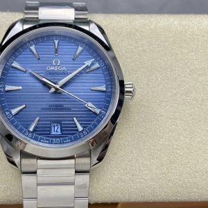 Đồng Hồ Omega Seamaster Mặt Xanh Băng Nhà Máy VS Rep 11 41mm (9)
