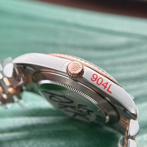 Đồng Hồ Rolex DateJust Bọc Vàng Mặt Số Chocolate Nhà Máy GM V5 Nam 41mm (1)