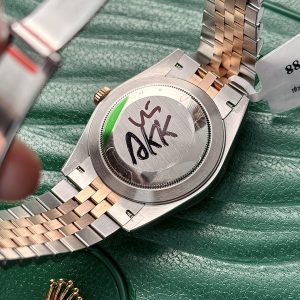 Đồng Hồ Rolex DateJust Bọc Vàng Mặt Số Chocolate Nhà Máy GM V5 Nam 41mm (5)