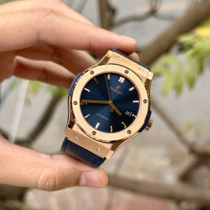 Hublot Classic Fusion King Gold Dial Blue Replica 11 JJF 42mm (2)