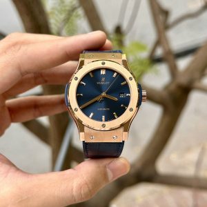 Hublot Classic Fusion King Gold Dial Blue Replica 11 JJF 42mm (2)