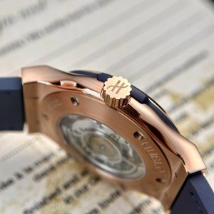 Hublot Classic Fusion King Gold Dial Blue Replica 11 JJF 42mm (2)