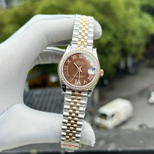 Rolex DateJust Replica Cao Cấp Nữ Đá Dây Jubilee 31mm (4)