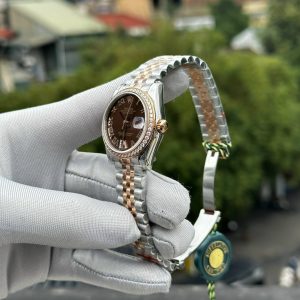 Rolex DateJust Replica Cao Cấp Nữ Đá Dây Jubilee 31mm (4)