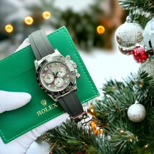 Rolex Daytona 116518LN Độ Mặt Xà Cừ Tím Cọc Số Moissanite 40mm (3)