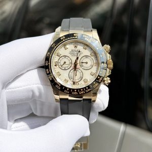 Rolex Daytona 116518LN Mặt Khảm Trai Cọc Số Moissanite Chế Tác 40mm (3)