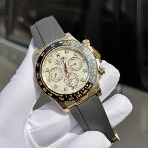 Rolex Daytona 116518LN Mặt Khảm Trai Cọc Số Moissanite Chế Tác 40mm (3)